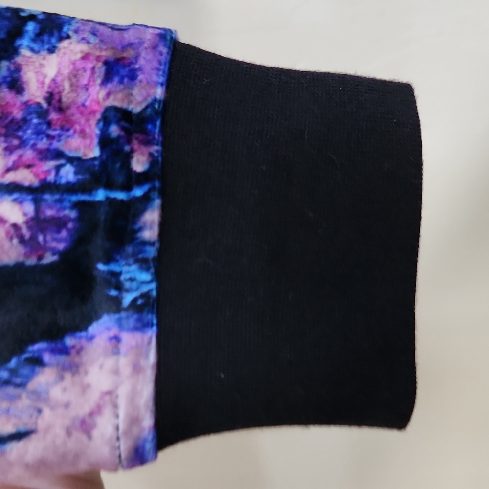 Floral Print Women's Hoodie - Picture 6 of 12